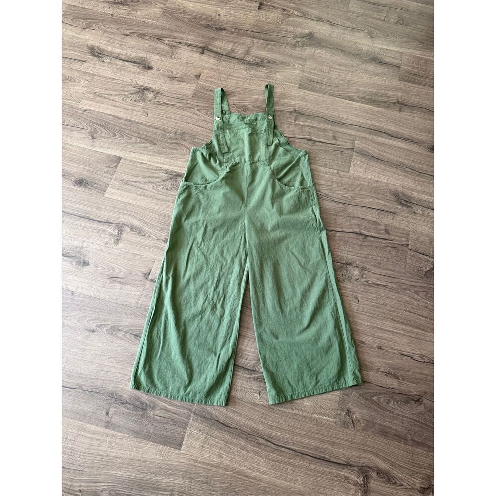 Women One Piece Sleeveless Romper Summer Casual Wide Leg Bib Overalls Long Pant